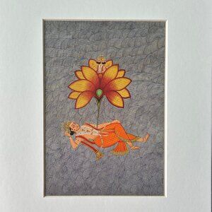NWT ART PRINT: Garden Cosmos, The Royal Paintings of Jodhpur